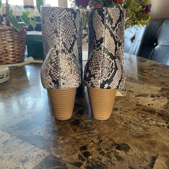Ankle Snakeskin Bootie - Picture 3 of 5